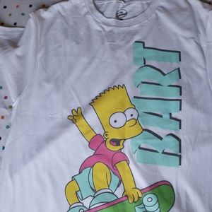 The Simpsons Bart Skateboarding Medium